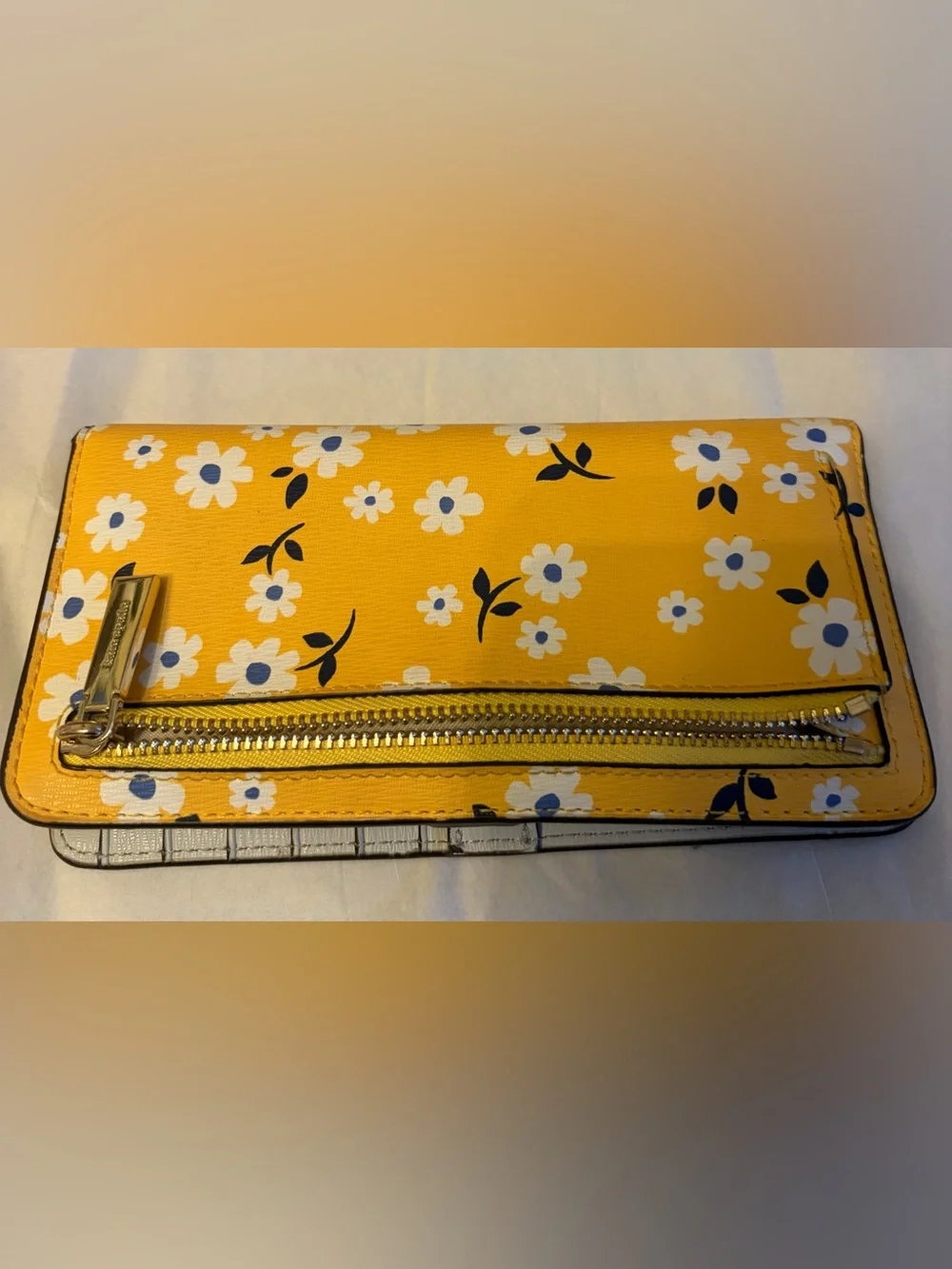 kate spade Yellow Floral Daisy Wallet
